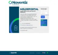 Kleine Seitenvorschau von kundenportal.noventiz.de