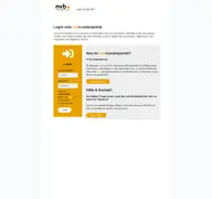 Kleine Seitenvorschau von kundenportal.nvb.de