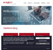 Kleine Seitenvorschau von kundenportal.regioit.de