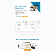 Kleine Seitenvorschau von bookingkit.de