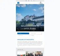 Kleine Seitenvorschau von weilburg.de