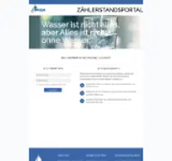 Kleine Seitenvorschau von kundenportal.zwa-slf-ru.de