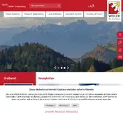 Kleine Seitenvorschau von weiler-simmerberg.de