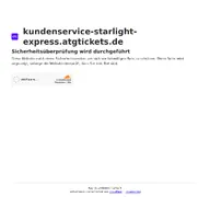 Kleine Seitenvorschau von kundenservice-starlight-express.atgtickets.de