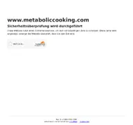 Kleine Seitenvorschau von metaboliccooking.com