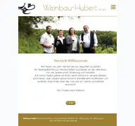 Kleine Seitenvorschau von weinbau-hubert.de