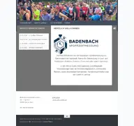 Kleine Seitenvorschau von badenbach-sportzeitmessung.de