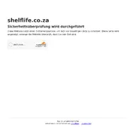 Kleine Seitenvorschau von shelflife.co.za