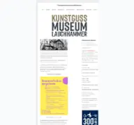 Kleine Seitenvorschau von kunstgussmuseum-lauchhammer.de