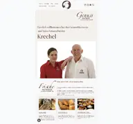 Kleine Seitenvorschau von baeckerei-krechel-cafe.de