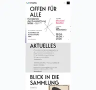 Kleine Seitenvorschau von kunstmuseum-gelsenkirchen.de