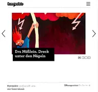 Kleine Seitenvorschau von kunstpalais.de