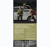 Kleine Seitenvorschau von centaura-pferdephysio.de