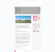 Kleine Seitenvorschau von kunstschultag.de