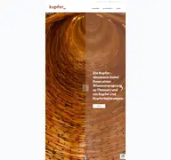 Kleine Seitenvorschau von kupfer.de