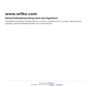 Kleine Seitenvorschau von wilko.com