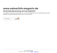 Kleine Seitenvorschau von natuerlich-magazin.de