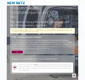 Kleine Seitenvorschau von installateur.new-netzportal.de