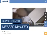 Kleine Seitenvorschau von messer-maurer.de