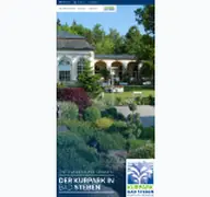 Kleine Seitenvorschau von kurpark-bad-steben.de