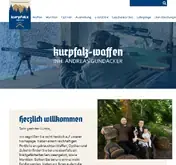 Kleine Seitenvorschau von kurpfalz-waffen.de