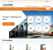 Kleine Seitenvorschau von richter-gabelstapler.de
