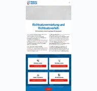Kleine Seitenvorschau von richtsatz-mieten.de
