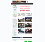 Kleine Seitenvorschau von feuerwehr-spenge.de