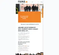 Kleine Seitenvorschau von muenz-os.de