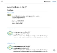 Kleine Seitenvorschau von kurse.jagdschule-thueringen.de