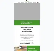 Kleine Seitenvorschau von mundenhof-hofwirtschaft.de