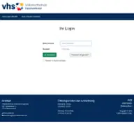 Kleine Seitenvorschau von kursleitung.vhs-delmenhorst.de