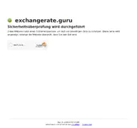 Kleine Seitenvorschau von exchangerate.guru