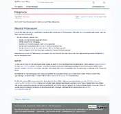 Kleine Seitenvorschau von wiki.a2-freun.de
