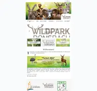 Kleine Seitenvorschau von wildpark-donsbach.de