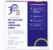 Kleine Seitenvorschau von kurze-wsk.de