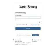 Kleine Seitenvorschau von selfservice.rhein-zeitung.de