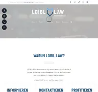 Kleine Seitenvorschau von loibl-law.de