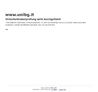 Kleine Seitenvorschau von unibg.it