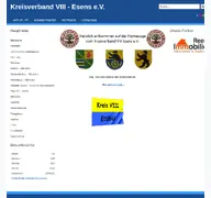 Kleine Seitenvorschau von kv8-esens.de