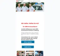 Kleine Seitenvorschau von kvaichach-friedberg.brk.de