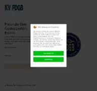 Kleine Seitenvorschau von kv-fdgb.de