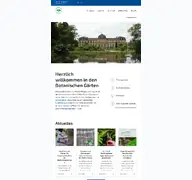 Kleine Seitenvorschau von botgart.uni-bonn.de