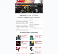 Kleine Seitenvorschau von jahn-feuerschutz.de