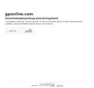 Kleine Seitenvorschau von gponline.com