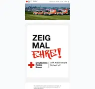 Kleine Seitenvorschau von kv-rottweil.drk.de