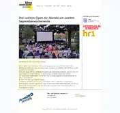 Kleine Seitenvorschau von kinosommer-hessen.de
