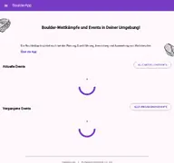 Kleine Seitenvorschau von boulderapp.de