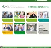 Kleine Seitenvorschau von kv-sachsen.de