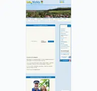 Kleine Seitenvorschau von welda.de